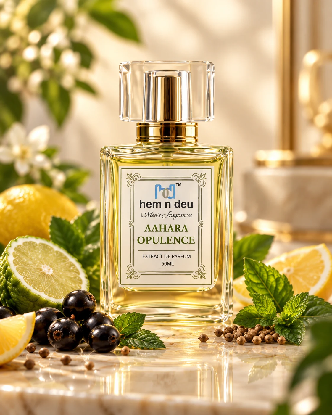 Aahara Opulence perfume bottle