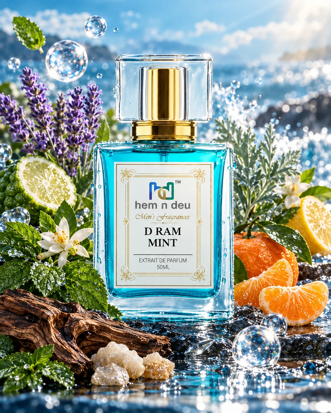 D Ram Mint perfume with botanical fragrance inspiration