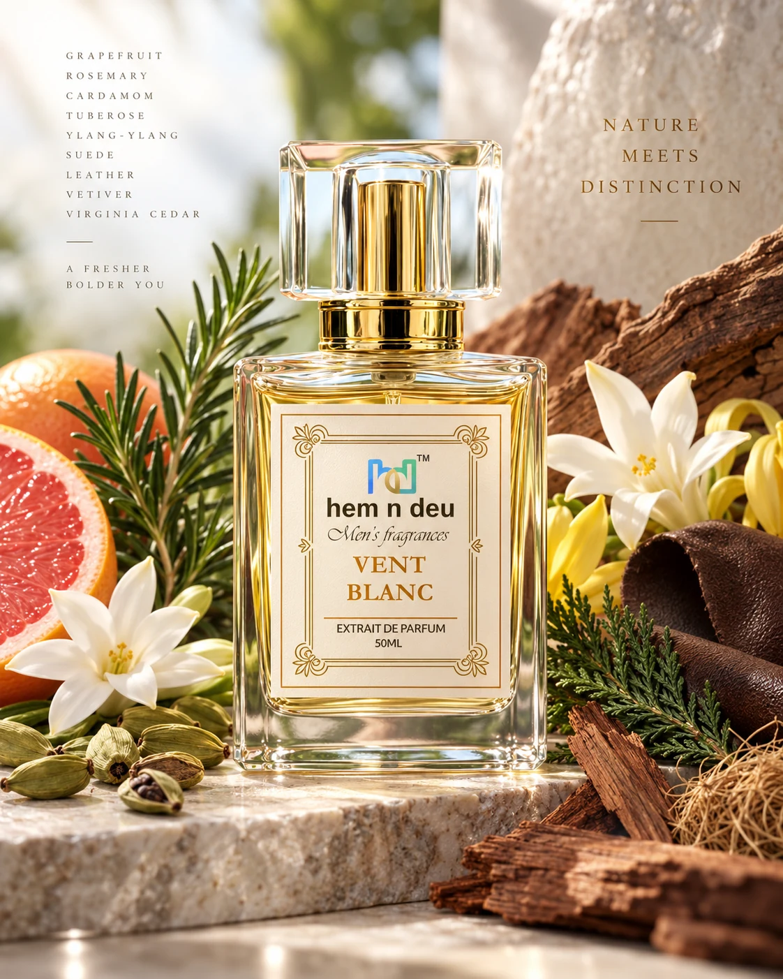 Vent Blanc perfume bottle